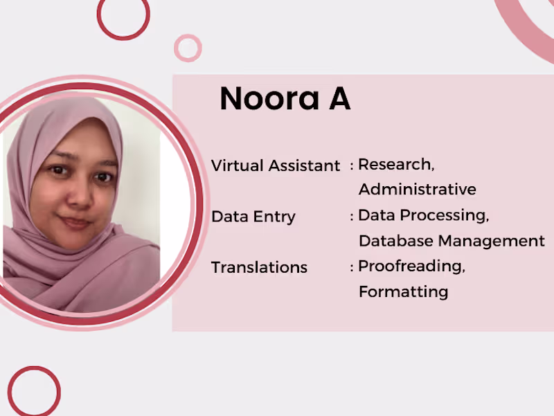 Cover image for Assistant for your Admin and Research