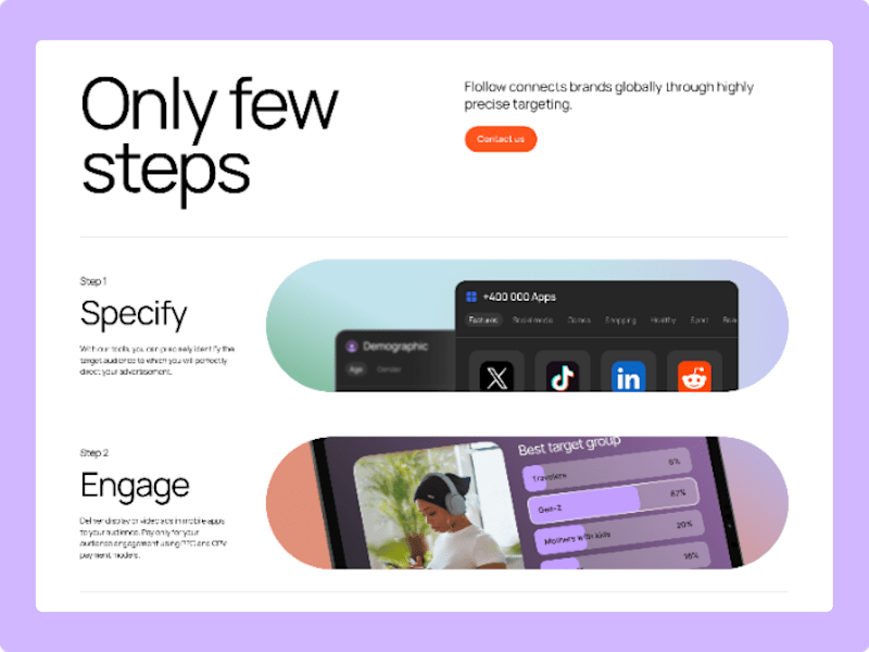 Cover image for Flollow Marketing Website