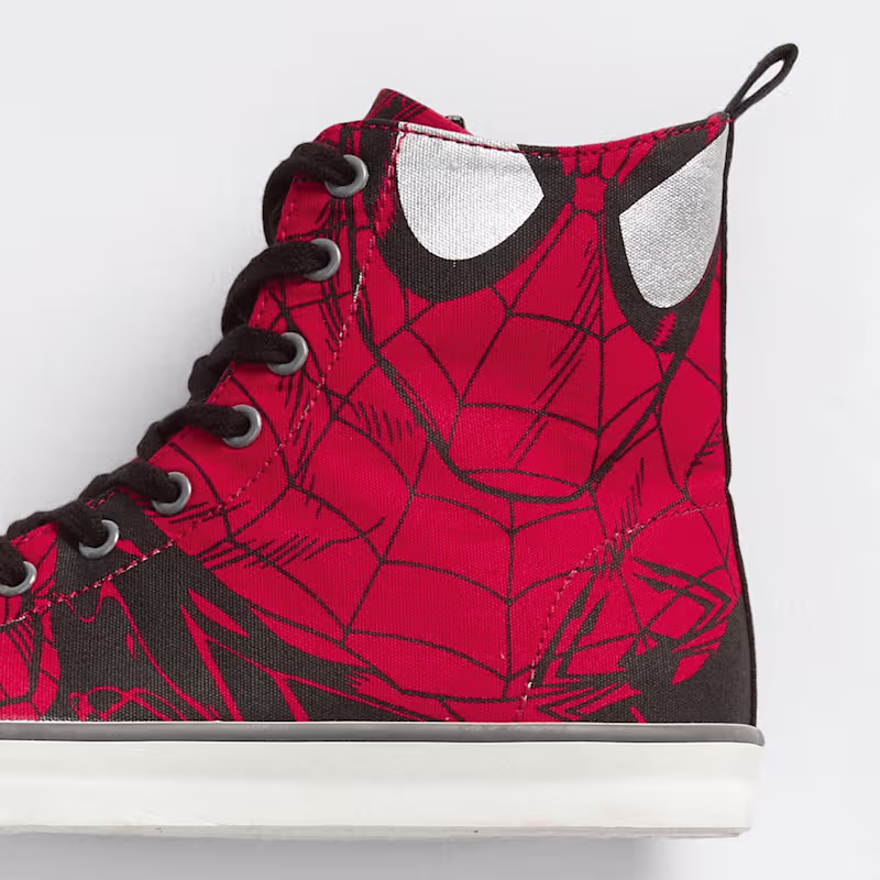 Cover image for Gap | Marvel, Spider-Man Hi-Top Sneaker; Shoe Design