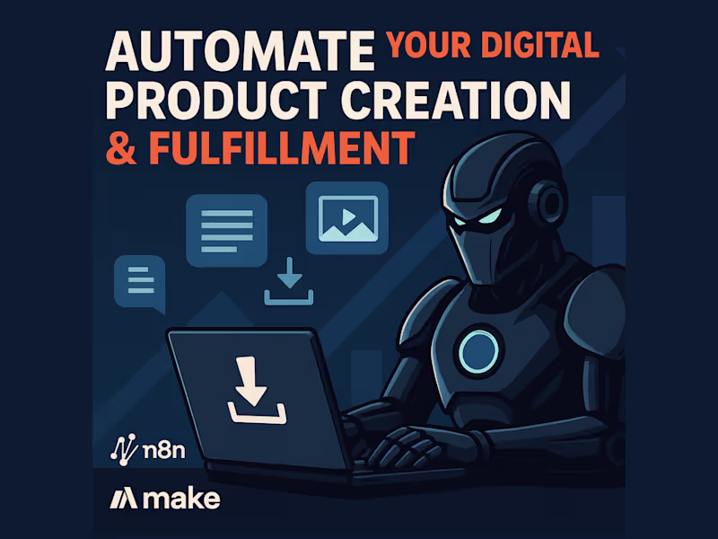 Cover image for Automate Digital Product Creation & Delivery