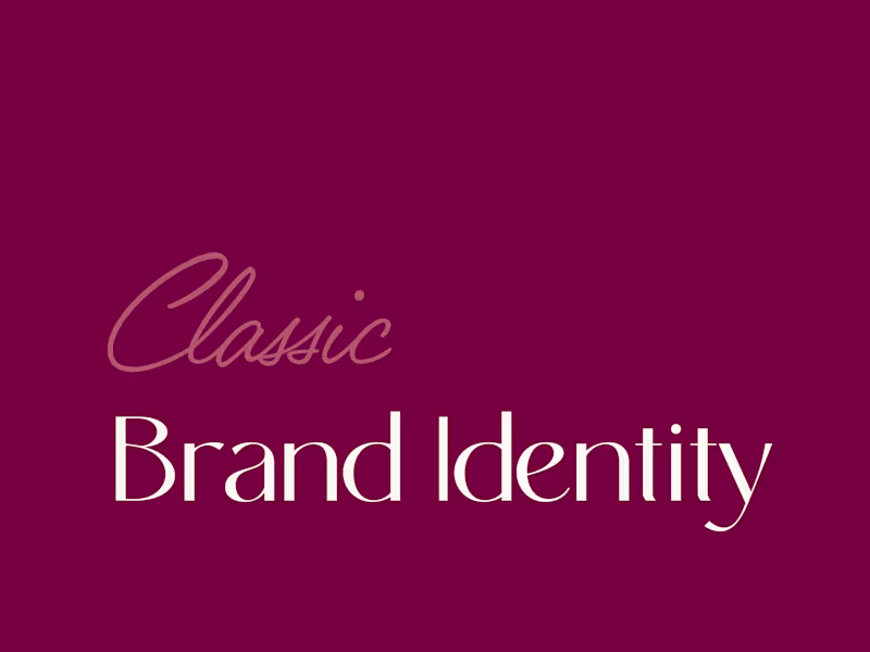 Cover image for Classic Brand Identity