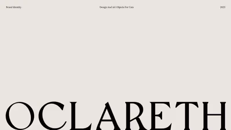 Cover image for Visual Brand Identity for Luxury Furniture & Architecture