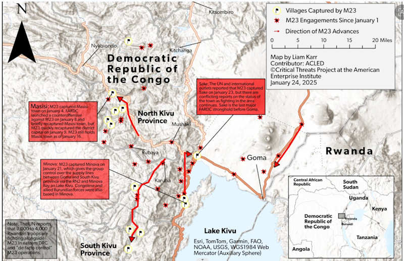 Cover image for The Battle for Goma: M23 Rebels and Rwanda's Role