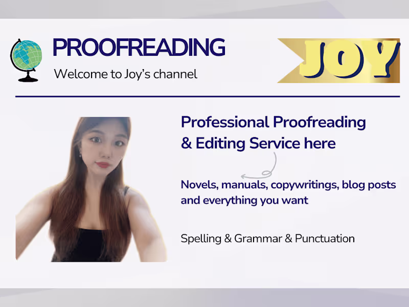Cover image for proofreading