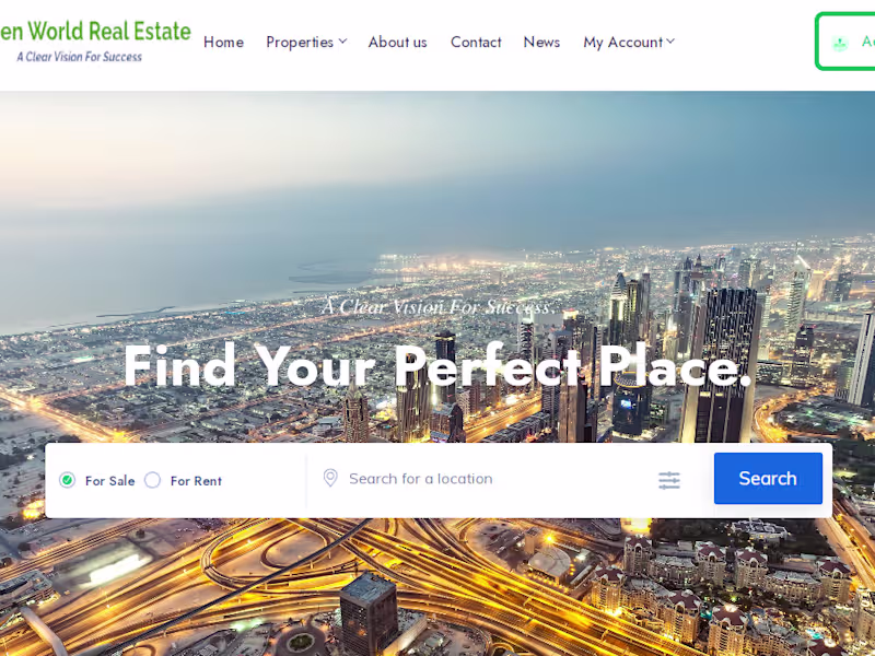 Cover image for Custom Web Application for Real Estate Agency