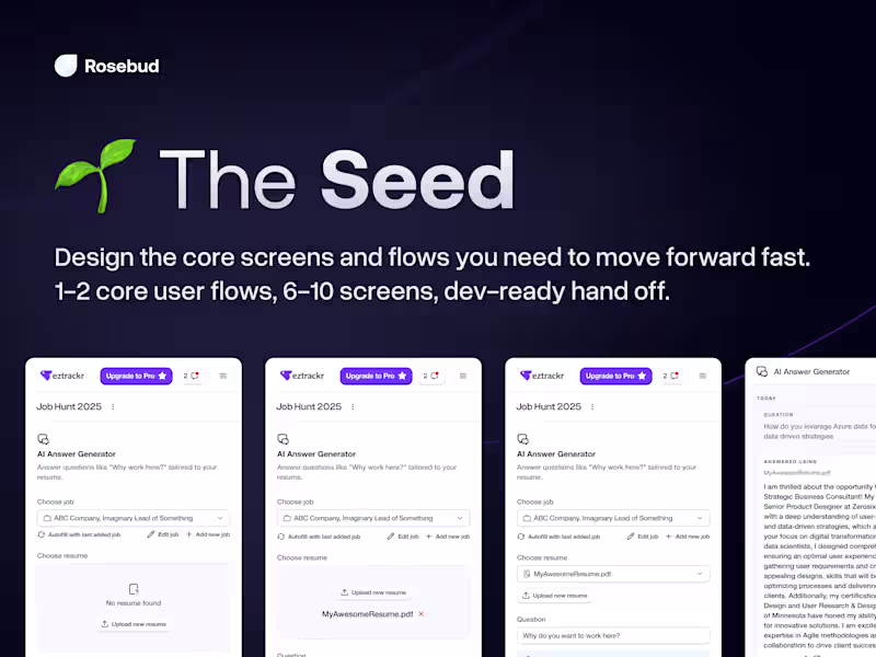 Cover image for 🌱 The Seed (Core Flows)