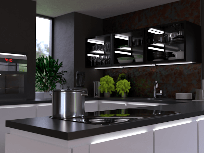 Cover image for Modern Kitchen — GH Visualizing