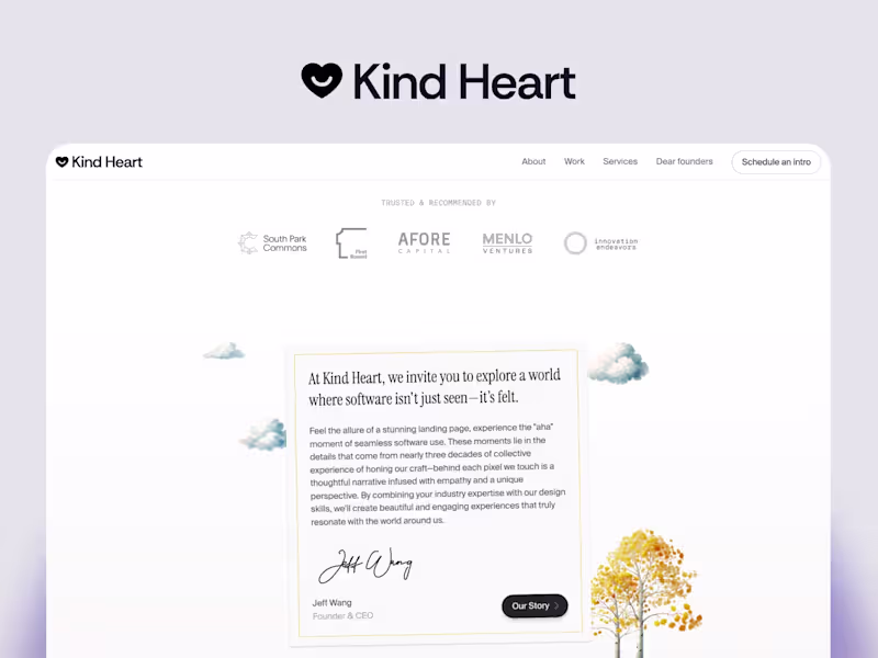 Cover image for Kind Heart Agency Website Upgraded with Framer