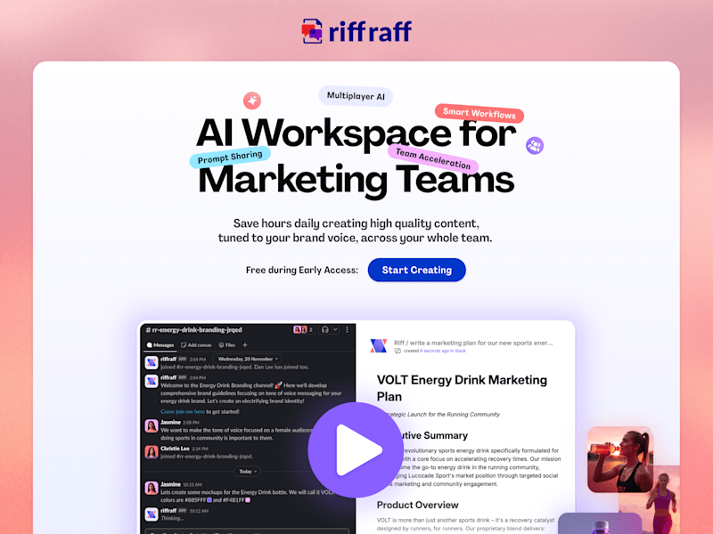Cover image for Riff Raff AI Collab - Framer Design and Development