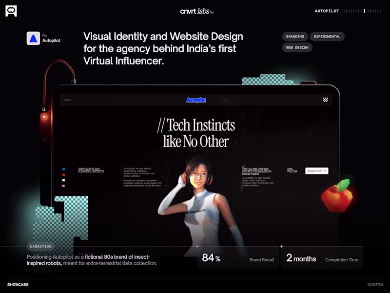 Cover image for Experimental Creative Visual Identity and Website Design