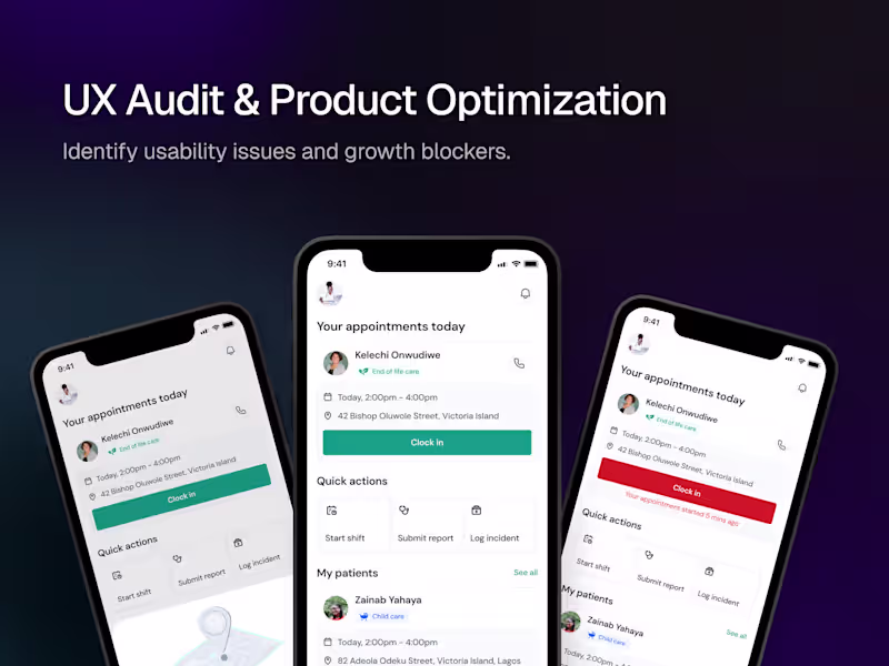 Cover image for UX Audit & Product Optimization