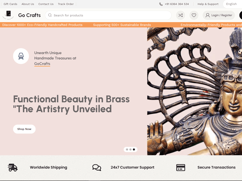 Cover image for Gocrafts Website