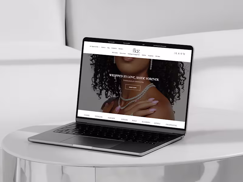 Cover image for BOZ Jewelry Figma to Shopify Development