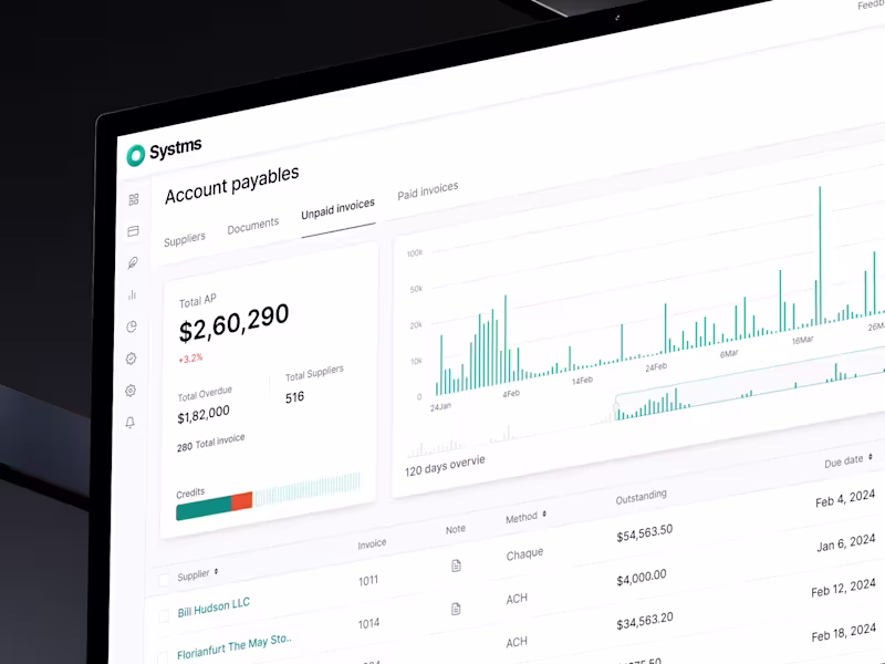 Cover image for Systms - Account payables