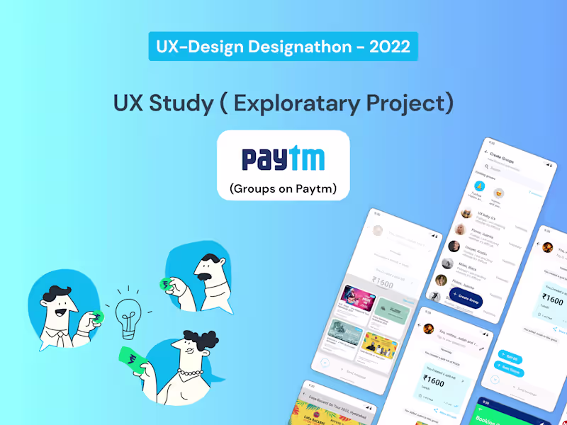 Cover image for Paytm app | UX Project Under 48 Hrs | Trying to Impact Retention