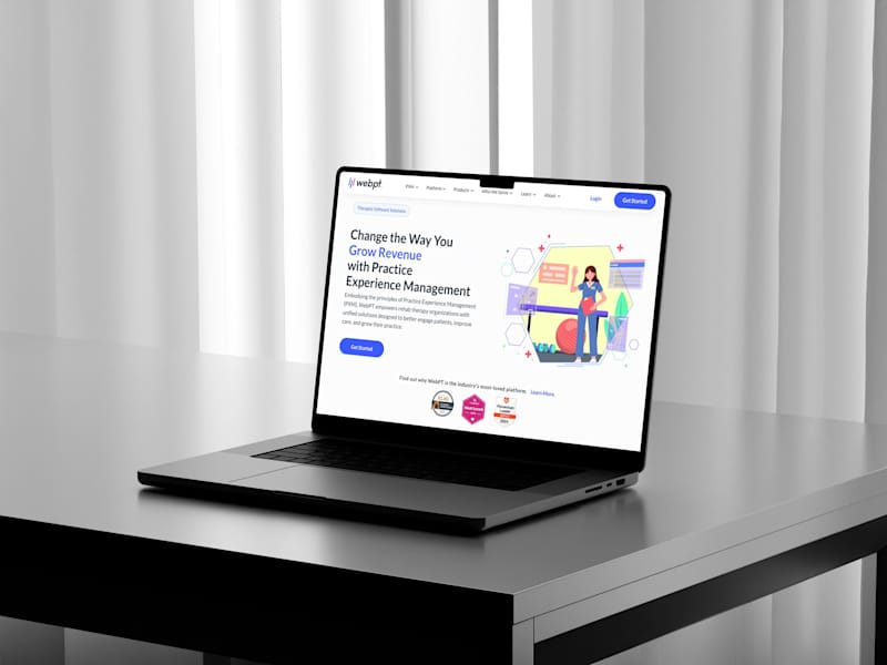 Cover image for WebPT website