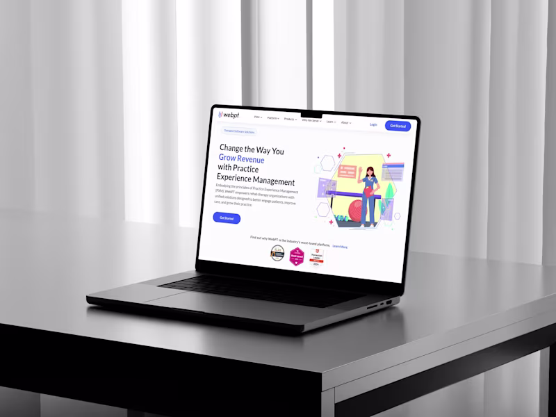 Cover image for WebPT website