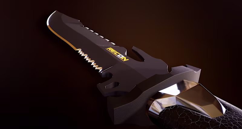 Cover image for Combat Knife and Logo