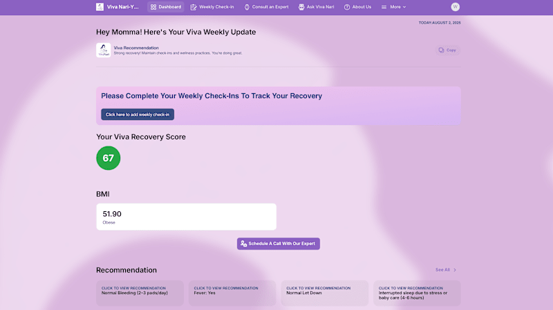 Cover image for Pregnancy Support App