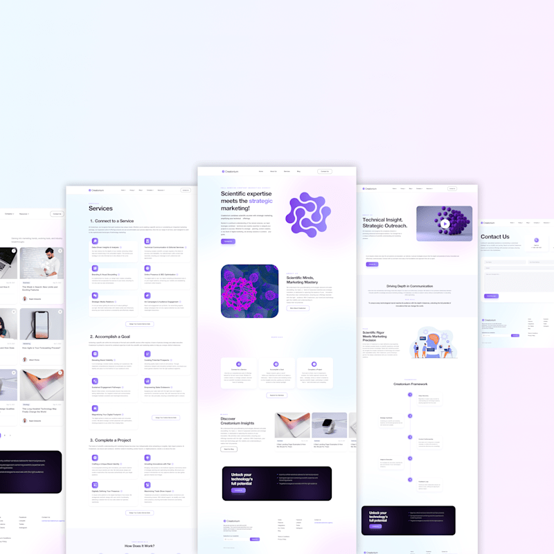 Cover image for Figma to Webflow Transformation - Creatonium