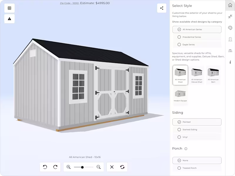 Cover image for A high-quality 3D representation of home sheds, balancing ae...
