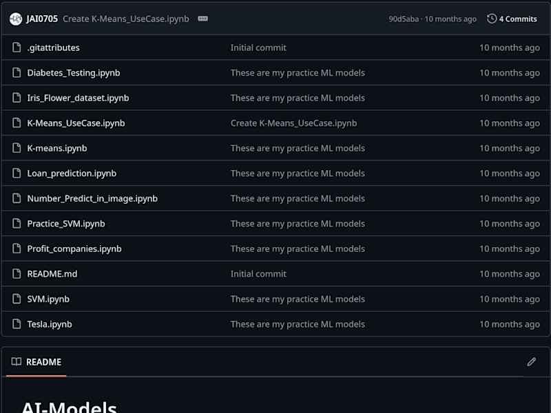 Cover image for GitHub - JAI0705/AI-Models: This repo has all the practice mode…
