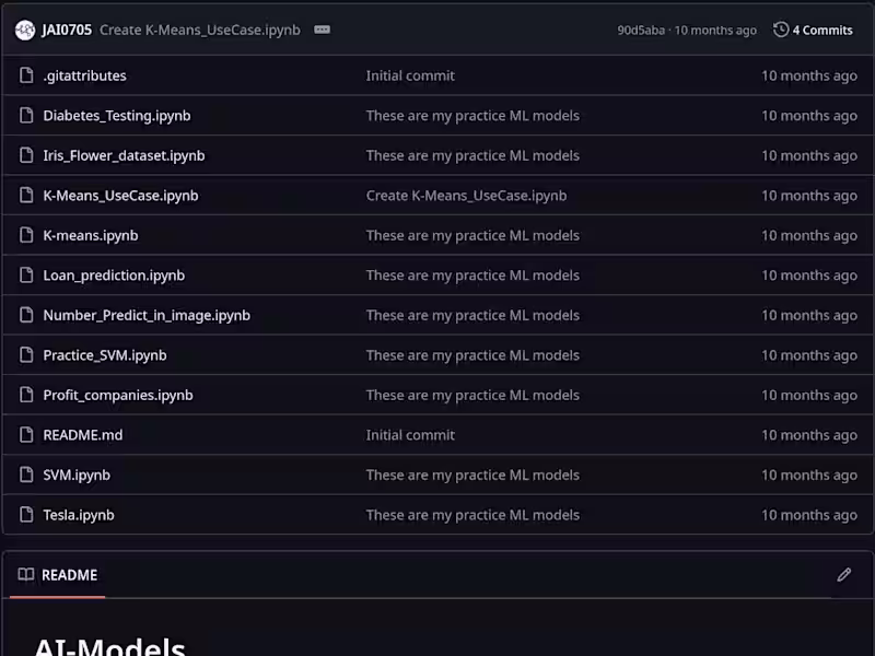 Cover image for GitHub - JAI0705/AI-Models: This repo has all the practice mode…