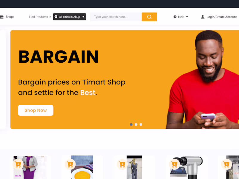 Cover image for Responsive Website for E-commerce website