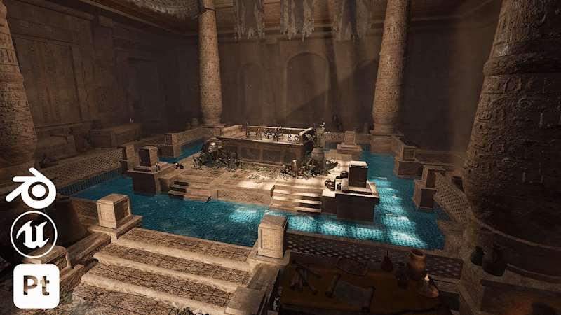Cover image for Eternal Pharaoh (Blender and Unreal Engine) - YouTube