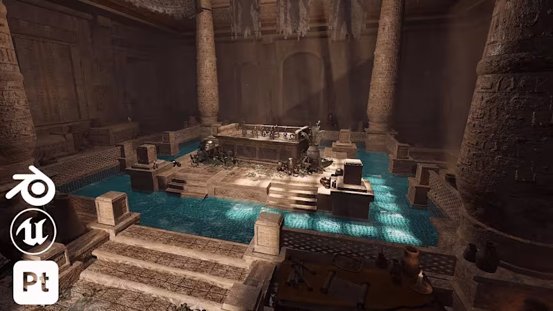 Cover image for Eternal Pharaoh (Blender and Unreal Engine) - YouTube