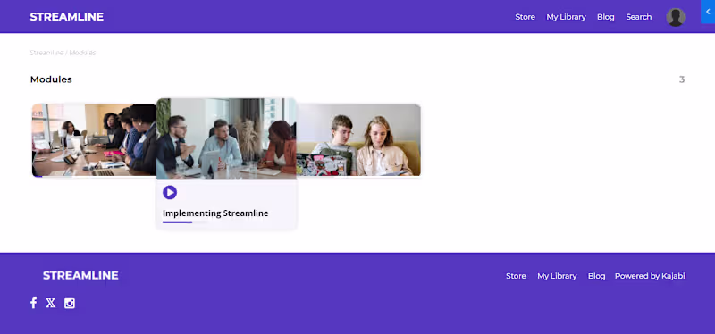 Cover image for Streamflix Custom Template in Kajabi StreamFlix, the ultimat...