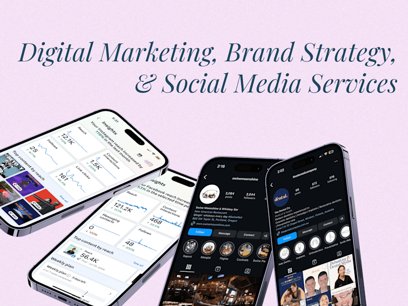 Cover image for Digital Marketing, Brand Strategy + Social Media