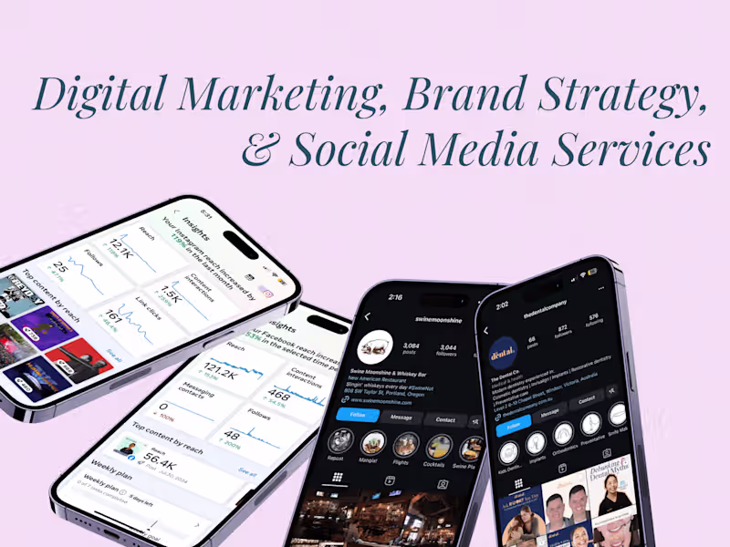Cover image for Digital Marketing, Brand Strategy + Social Media