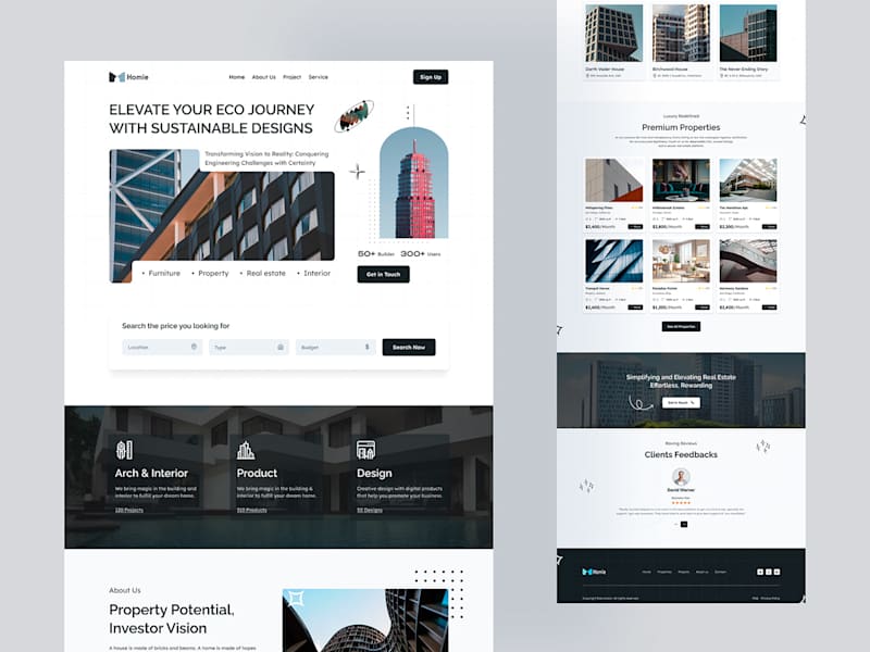 Cover image for Real Estate Web Design