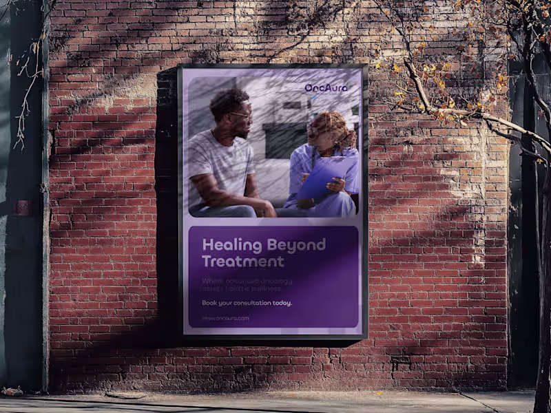 Cover image for OncAura Brand Identity