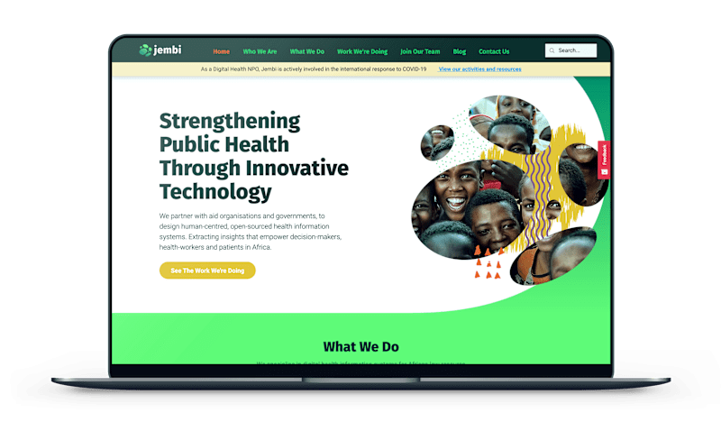 Cover image for Jembi.org Redesign