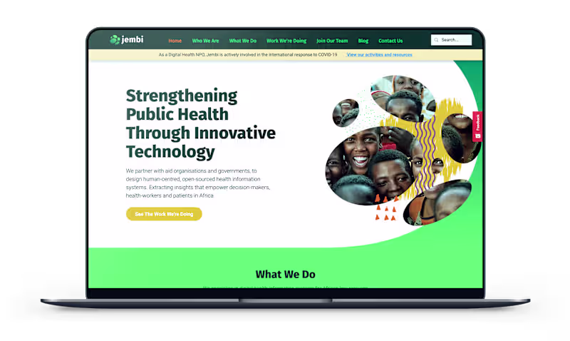 Cover image for Jembi.org Redesign