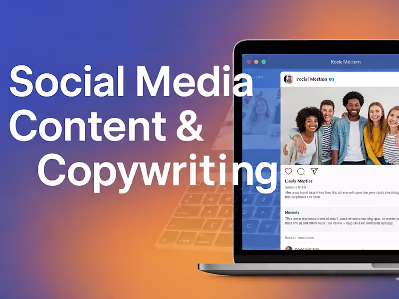 Cover image for Social Media Content & Copywriting