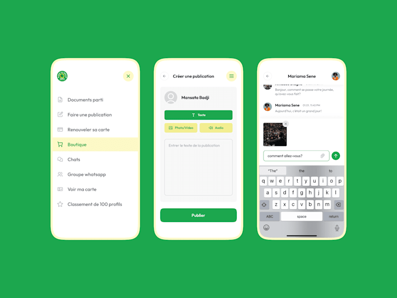 Cover image for Political social network — Mobile App / Saas