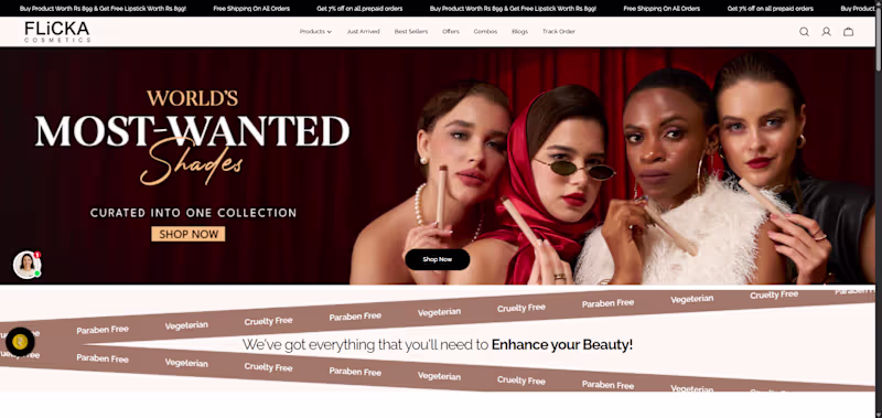 Cover image for D2C Beauty & Cosmetics Store