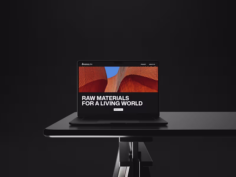 Cover image for Monolith — Visual Identity Monolith is a architectural studi...