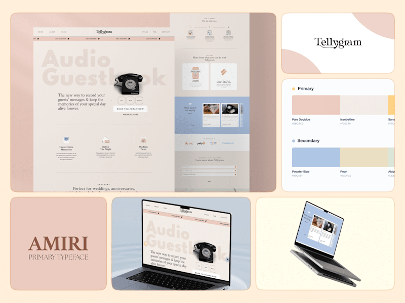 Cover image for Audio Guestbook E-com | Webflow Dev + UI Design 