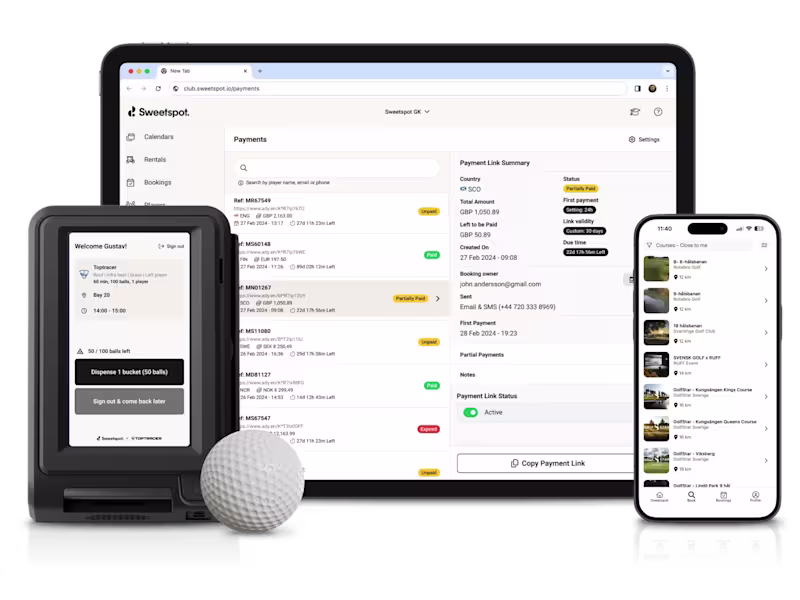 Cover image for 📱🖥️ | SaaS | B2B/C | Golf Commerce Platform