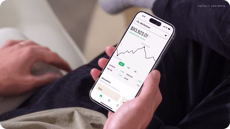 Cover image for Centerfin - Wealth management iOS app