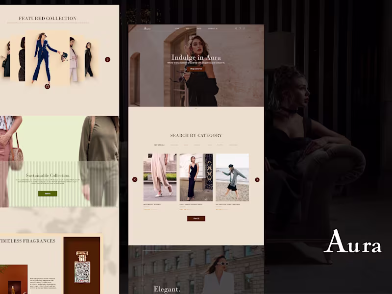 Cover image for Aura - Luxury Fashion Web