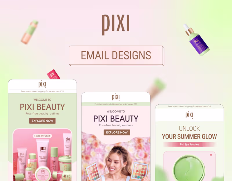 Cover image for Pixi Beauty | Email Redesign