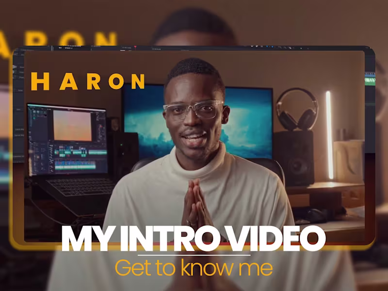 Cover image for Meet Me - Video editor, Brand & Social media content strategist 