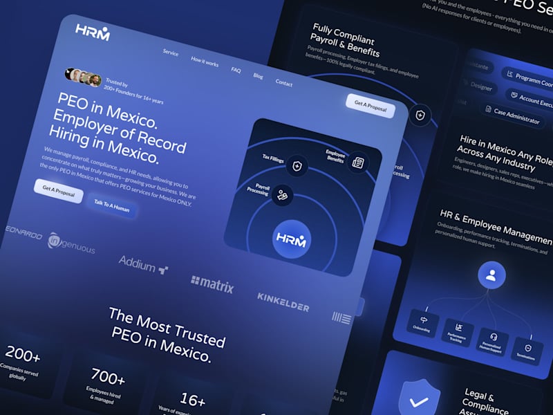 Cover image for Responsive Website Design for Human Resources Mexico