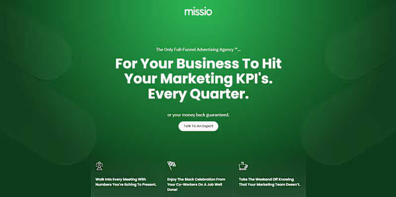 Cover image for Ads by Missio: Webflow Design & Development