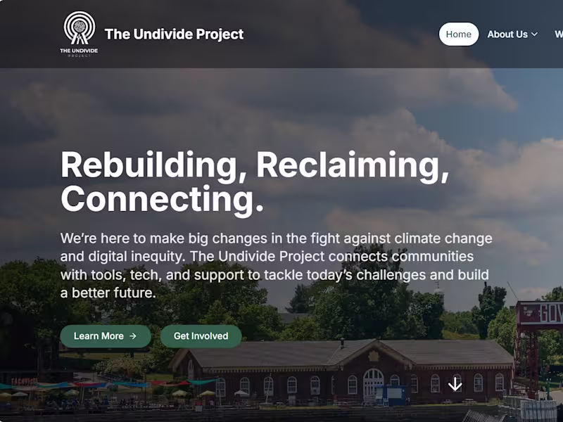 Cover image for Website for Theundivideproject.org